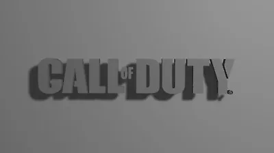 Call Of Duty Logo (3D WALL ART) • £5.99