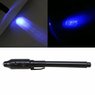 UV Light Pen Invisible Ink Security Marker Pen With Ultra Violet LED Blacklight • £4.02