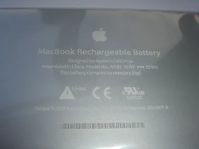 Original Battery Apple Macbook 13   A1185 A1181 MA566G/A MA566J/A White • £102.07