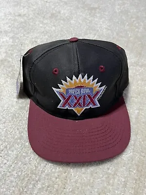 Vintage 90s Super Bowl XXIX San Francisco 49ers San Diego Chargers Snapback Hat • $29.99