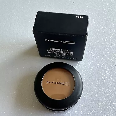 Mac Studio Finish SPF35 Concealer NC40 - Full Size 7 G / 0.24 Oz. New • $23.30