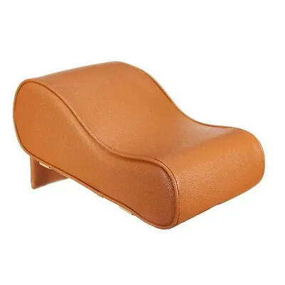 Car Seat Armrest Cushion Cover PU Leather Center Console Box Pad Soft Mat Brown • $24.56