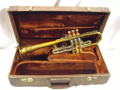 Martin Magna Professional C Trumpet Elkhart Indiana Lacquered Brass Rare • $2299.99