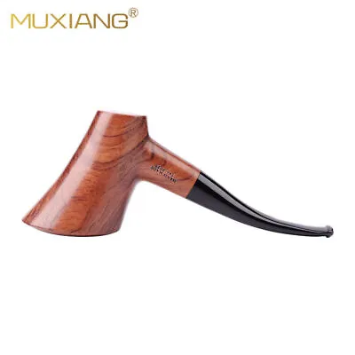 Rosewood Tobacco Pipes Handmade Straight Stem Wooden Smoking Pipe 9mm Filter • $33.98
