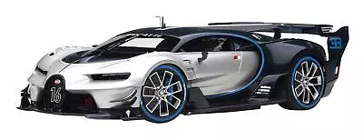 AUTOart 1/18 Bugatti Vision Gran Turismo Metallic Silver/Blue Carbon • $309.49