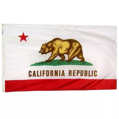 California State Bear Indoor Outdoor Parade Dyed Flag All Larger Sizes • $208.18