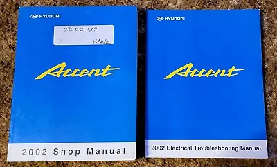 OEM 2002 Hyundai Accent  Shop Service Repair Manual + Electrical Troubleshooting • $39.99
