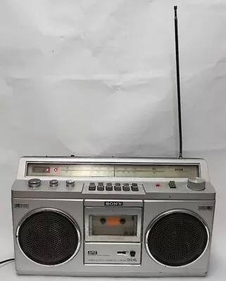 Vintage Sony Boombox Radio Cassette Stereo Model CFS-45 Parts Repair Boombox • $35.95