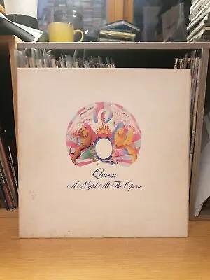 Queen Night At The Opera 1975 EMTC103 Embossed Gatefold 1st Press Blair's Vinyl • £27