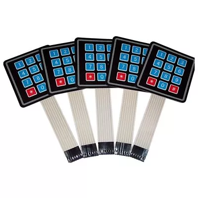 5pcs Keypad 4 X 3 Matrix Array 12 Key Arduino Membrane Switch Keyboard Module • $7.10