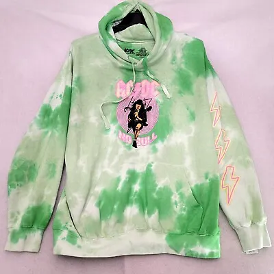 Acdc No Bull Hooded Sweater Mens 2xl Xxl Tie Die Green Pink Hoodie Outdoors Nwt • $25.88