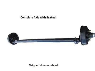 5000# 4  Drop Axle Dexter 68  HF Fit M-105 Military Trailer 8 Lug Electric Brake • $663.99