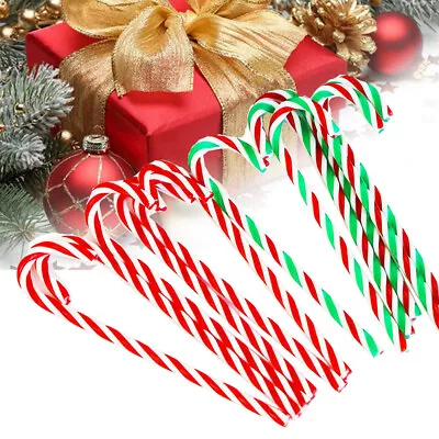 10x Christmas Acrylic 15cm Candy Cane Xmas Tree Hanging Decoration Ornaments • £3.55