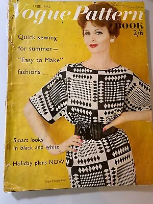 VOGUE Pattern Book 1960 April May FREE GIFT WRAP  Fast Dispatch • $16.16