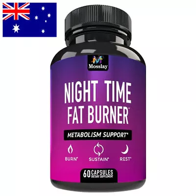 Night Time Fat Burner Supplement Weight Loss Appetite Suppressant Detox • $15.17