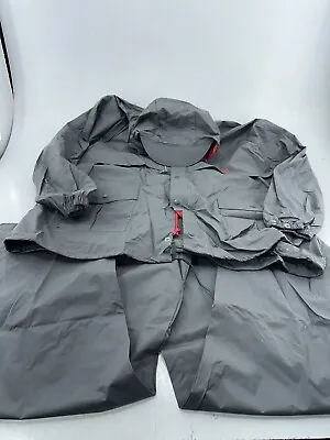 Stearns Waterproof Raincoat Set Jacket & Pant Motorcycle Fishing Hiking Rainsuit • $32.50