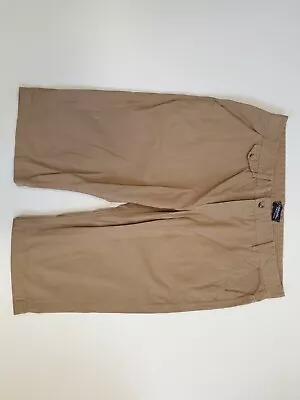 O776 Mens Kangol Brown Cotton Chino Khaki Shorts Uk Xl W36 • £12.99