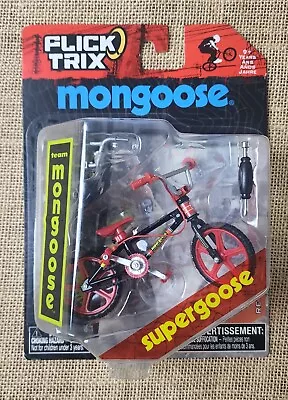 MONGOOSE SUPERGOOSE VINTAGE OLD SCHOOL BMX Flick Trix Finger Bike • $124.99