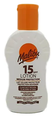 £5.89 • Buy Malibu Sun Tan Protection Lotion Cream SPF15 - 100ml Travel Size