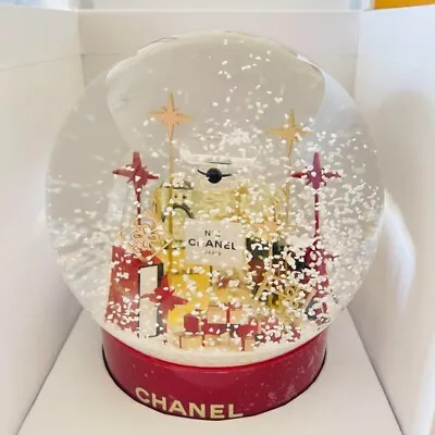 CHANEL Snow Globe Dome White Christmas Tree VIP Customer 2022 Limitedted Novelty • $427.40