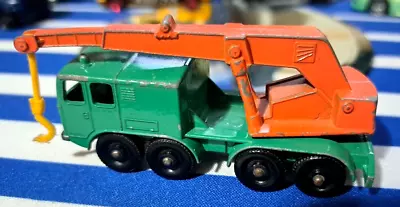 Vintage Matchbox Lesney No. 30 8 Wheel Crane Truck Green Diecast Toy Vehicle • $11.99