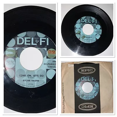 Ritchie Valens 45 Rpm~Come On Let's Go / Framed 1958 Del-Fi Original Rockabilly • $9.99