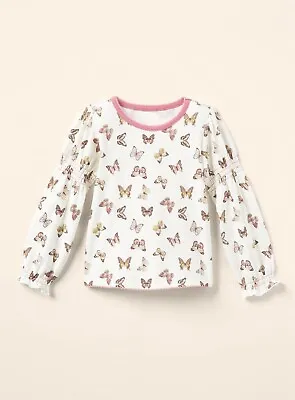 Matilda Jane Heart To Heart Fall Flutter Butterfly Long Sleeve Tee Size 8 NEW • $28.95
