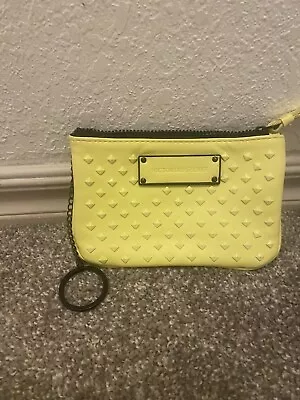 Victoria's Secret Yellow Mini Bag Wallet Key Chain Clutch • $25