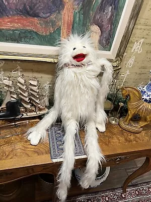 Hairy Gibbons Puppet Monkey 1994 White Extra Long Vintage Rare Plush • $39.99