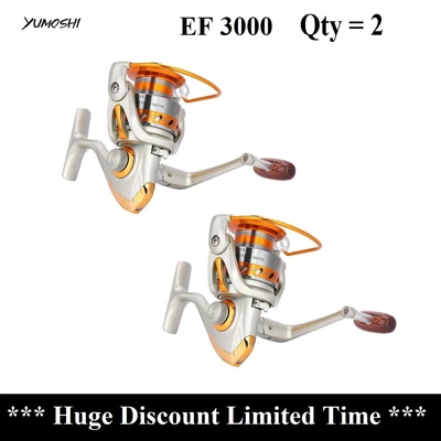 $46.95 • Buy Qty=2 Spinning Reels Fishing Reels EF3000 12 Bearings Fast Delivery Aus Stock !!