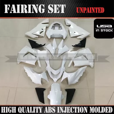 Injection Fairing Kit For Kawasaki Ninja ZX10R 2004 2005 Unpainted Bodywork Set • $200