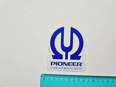 Adhesive Pioneer Car Hifi Stereo Sticker Autocollant Vintage 80s Original • $30.13