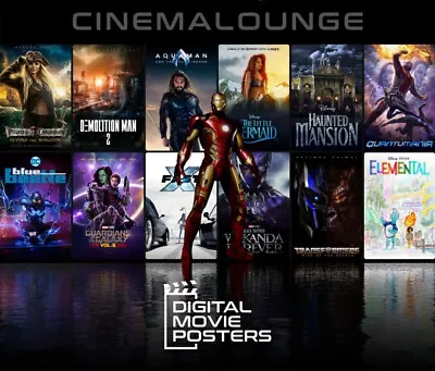 Digital Movie Poster / Media Player 12000+ Posters / 160+ Hrs Of Movie Music • $349.99