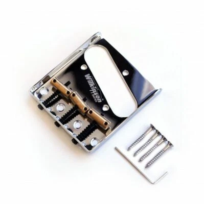 £15.99 • Buy Wilkinson Telecaster Ashtray Bridge - Brass Saddles