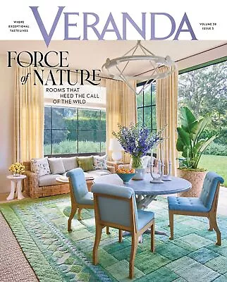 BRAND NEW Veranda Magazine May/June 2024 Force Of Nature FREE SHIPPING USA • $11.49