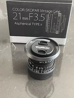 Voigtländer Color-Skopar 21mm F/3.5 Aspherical VM Type II Lens For Leica M -... • $658