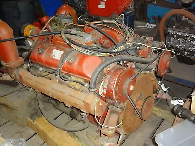 Gray Marine 195 AMC Fireball V8 Velvet Drive 1964 Engine Motor Transmission Runs • $2500