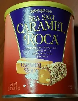 $14.95 • Buy Brown & Haley Sea Salt Caramel Roca Buttercrunch Toffee W/Almonds 10oz - 3/2023