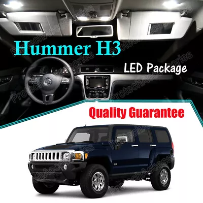 White Interior LED Lights Package Kit For 2006 2007 2008 2009 2010 Hummer H3 • $12.99