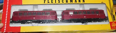 Fleischmann 1372/2 (4400) 2 Car Dmu Railbus Db Maroon Ho Gauge • £89