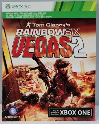 Tom Clancy's Rainbow Six Vegas 2 Digital Game Card For XBOX 360 XBOX ONE • $8.29