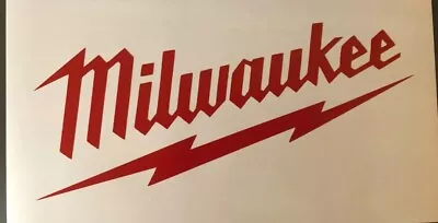 Milwaukee Tools Vinyl Decal - Windows Cars Trucks Laptops Lockers Etc. • $3.25