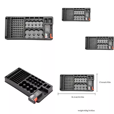 US Battery Storage Organizer Case With Removable Tester For AAA AA 9V C D  • $14.99