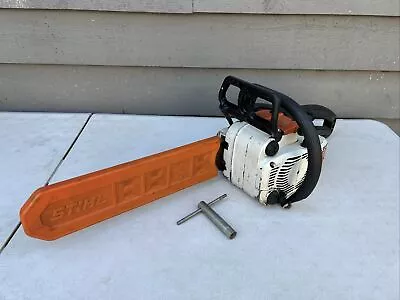 Vintage STIHL 010AV Chainsaw; Working; With Bar Cover • $199