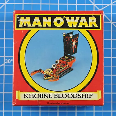 Man O War Khorne Bloodship NIB Metal - Rare & OOP - Games Workshop Manowar Chaos • $48.95