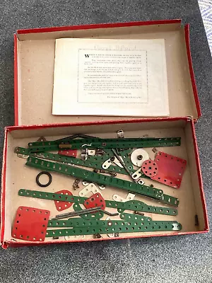 Vintage Buz Metal Builder Set Number 6 With Instructions - Incomplete - Meccano • $55