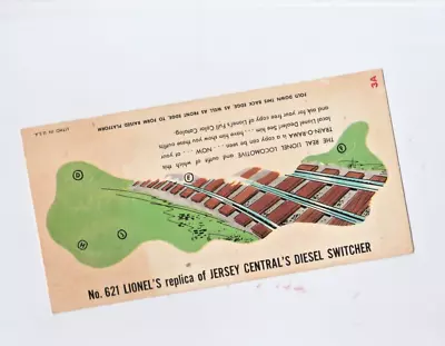 Lionel Nabisco Train-O-Rama Card 1956 #3 Card • $4.98
