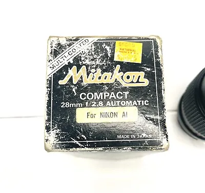 MITAKON 1:2.8 F=135mm WIDE ANGLE CAMERA LENS Not Original Box. • $39.45
