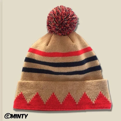 £49.99 • Buy Reni Stone Roses Bobble Hat By A Guy Called Minty, Manchester, Indie, Fac51 Etc