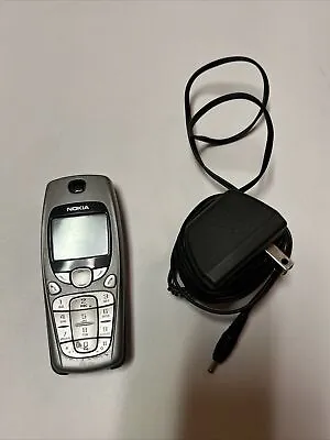 Vintage Nokia Cell Phone & Plug At & T Charger Telephone Retro Old • $15